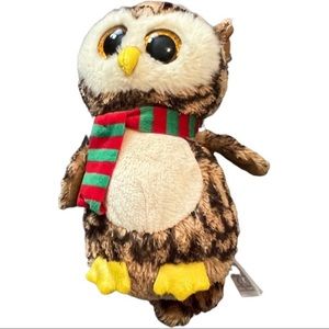 TY Beanie Boos -Wise the Owl (Glitter Eyes) Small 6" Plush